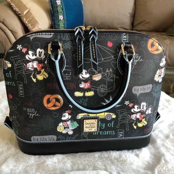Dooney & Bourke Handbags - Disney Dooney & Bourke Mickey Minnie NY  Satchel